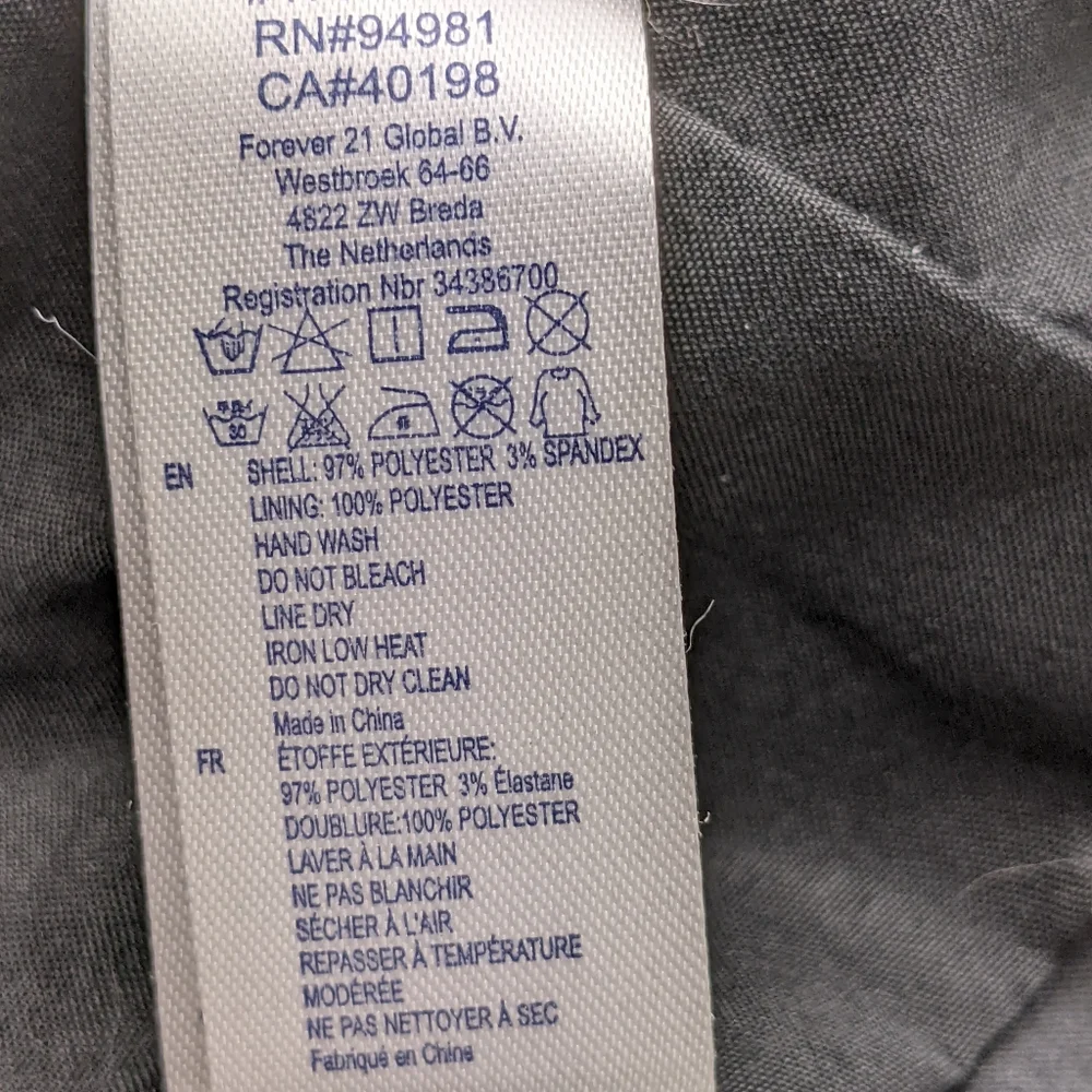 ☀️Forever 21 plaid blazer jacket Small black White checks geometric - Picture 13 of 16